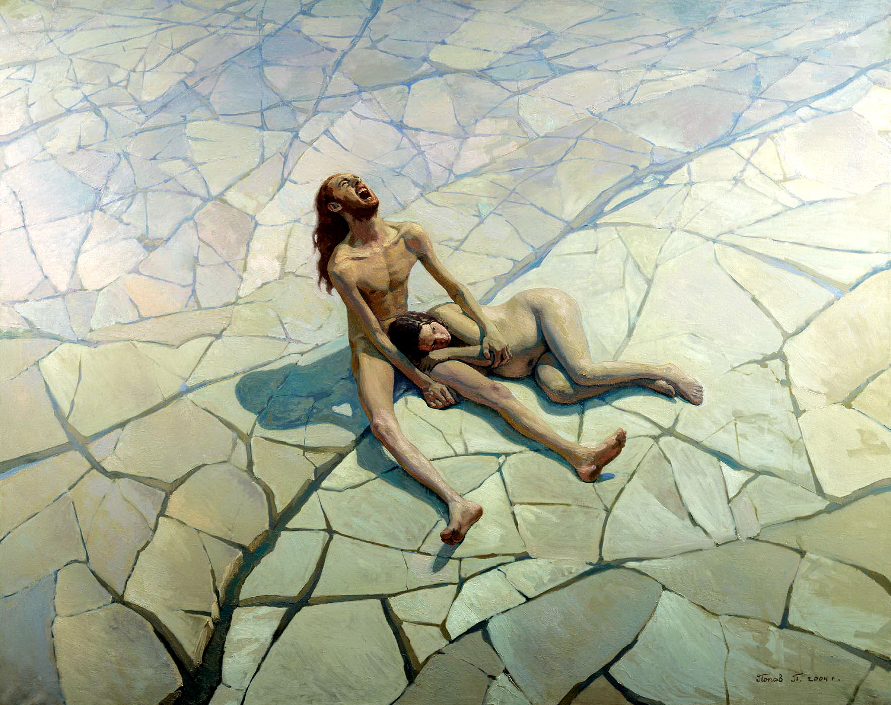 П.Попов, “адам и ева. Потерянный рай”, 2004 год.